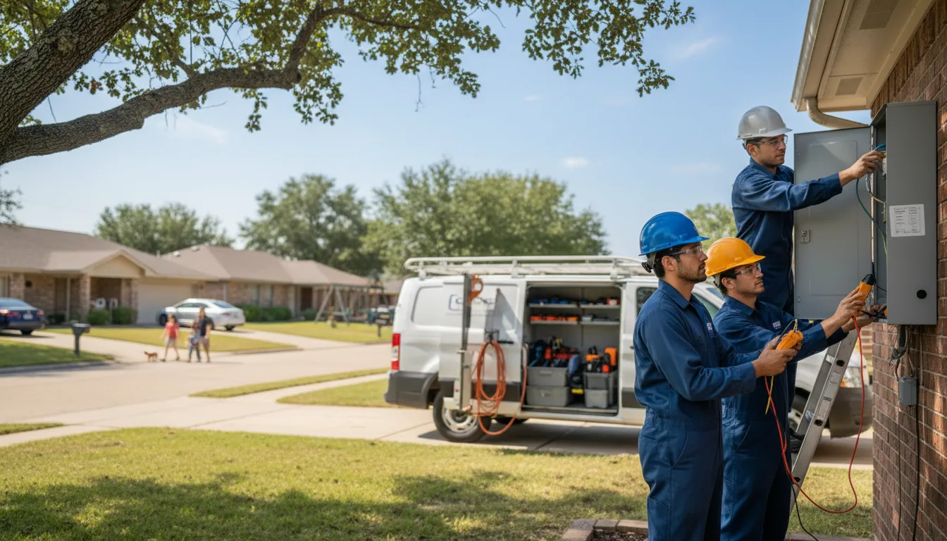 Certified electrician providing emergency electrical services in Wickhaven, PA